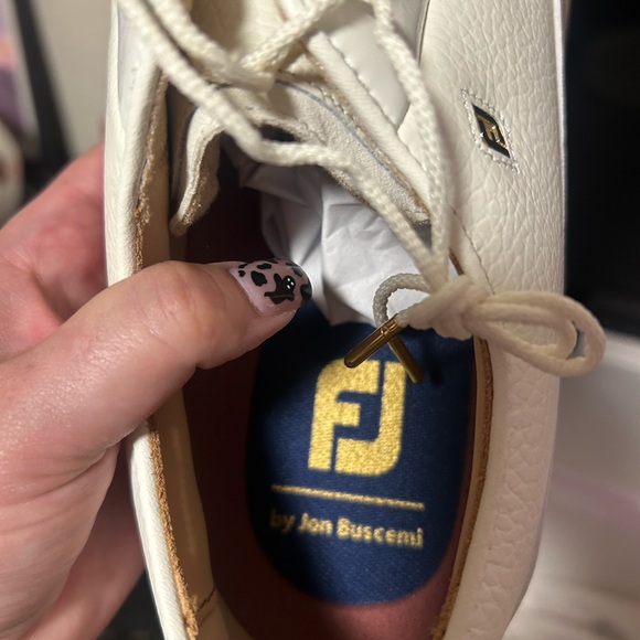 Jon Buscemi Men’s Gallivanter G/Lock Pebble Leather Camo Golf Shoe 
 Size 11.5 - Picture 4 of 5